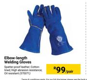 Elbow Length Welding Gloves-Per Pair