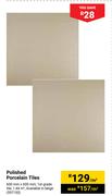 Polished Porcelain Tiles-Per Sqm