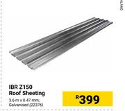 IBR Z150 Roof Sheeting