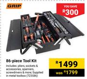Grip 86-Piece Tool Kit 723586