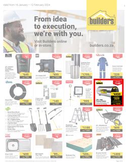 Builders KwaZulu-Natal : From Idea To Execution, We're With You (16 January - 12 February 2024), page 1
