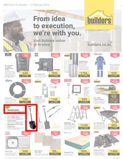 Builders KwaZulu-Natal : From Idea To Execution, We're With You (16 January - 12 February 2024), page 1