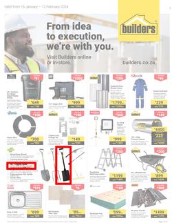 Builders KwaZulu-Natal : From Idea To Execution, We're With You (16 January - 12 February 2024), page 1
