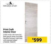 Swartland Print Craft Interior Door 730240, 730237