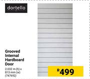 Dortello Grooved Internal Hardboard Door 2.032m(h) x 813mm(w)