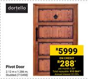 Dortello Pivot Door 713498