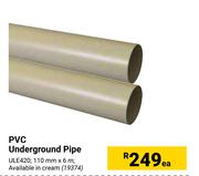 PVC Underground Pipe ULE420-Each