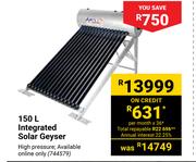 150Ltr Integrated Solar Geyser 744579