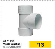 87.5° PVC Water Junction 19108-Each