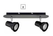 Design House Spotlight Range (2 Light) 640039