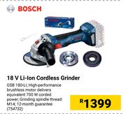 Bosch 18V Li-Ion Cordless Grinder 754732