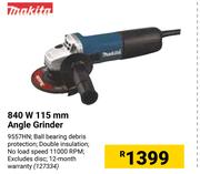 Makita 840W 115mm Angle Grinder 127334