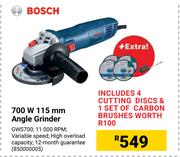 Bosch 700W 115mm Angle Grinder 850000005