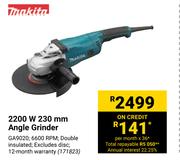 Makita 2200W 230mm Angle Grinder 171823