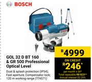 Bosch GOL 32 D BT 160 & GR 500 Professional Optical Level 774571