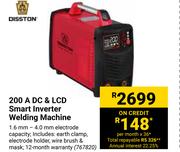 Disston 200A DC & LCD Smart Inverter Welding Machine 767820