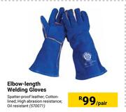 Elbow Length Welding Gloves 570071-Per Pair