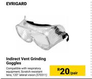 Evrigard Indirect Vent Grinding Goggles 570311-Per Pair