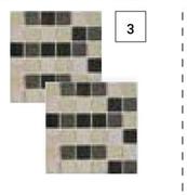 Mosaic Porcelain Tiles 567557-Per Pack