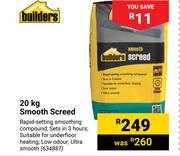 Builders Smooth Screed 634887-20Kg