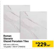 Roman Stavario Glazed Porcelain Tiles 784824-Per Sqm