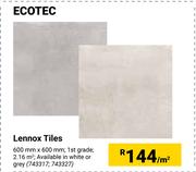 Ecotec Lennox Tiles (743317, 743327)-Per Sqm