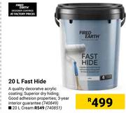 Fired Earth Fast Hide 740849-20L