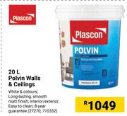 Plascon Polvin Walls & Ceilings(27270, 710332)-20L