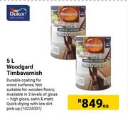 Dulux Woodgard Timbavarnish 10232001-5L Each