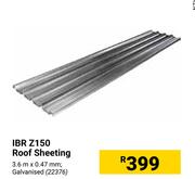IBR Z150 Roof Sheeting