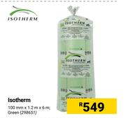Isotherm 100mm x 1.2m x 6m