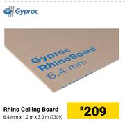 Gyproc Rhino Ceiling Board 6.4mm x 1.2m x 3.0m