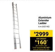 Aluminium Extender Ladder 6m
