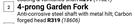 Lasher 4 Prong Garden Fork