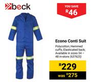Beck Econo Conti Suit