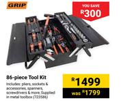 Grip 86 Piece Tool Kit