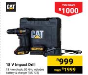 CAT 18V Impact Drill