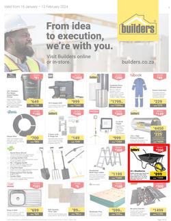 Builders Western Cape : From Idea To Execution, We're With You (16 January - 12 February 2024), page 1