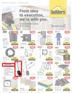 Builders Western Cape : From Idea To Execution, We're With You (16 January - 12 February 2024), page 1