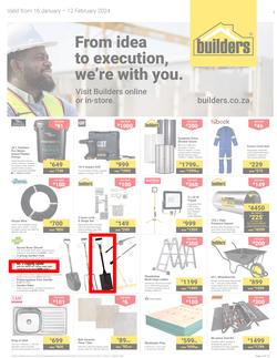 Builders Western Cape : From Idea To Execution, We're With You (16 January - 12 February 2024), page 1