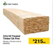 York Timbers CCA H2 Treated Timber SA Pine-Each