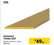 Col Untreated Timber SAP-Each