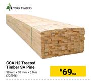 York Timbers CCA H2 Treated Timber SA Pine-Each