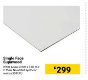 Single Face Supawood