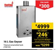 Totai 16L Gas Geyser