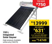 150L Integrated Solar Geyser