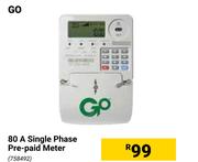 Go 80A Single Phase Prepaid Meter