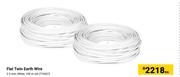 Flat Twin Earth Wire-Each