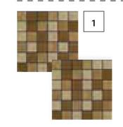 Porcelain Combo Mosaic-Per Pack