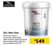 Fired Earth New Coat-20L